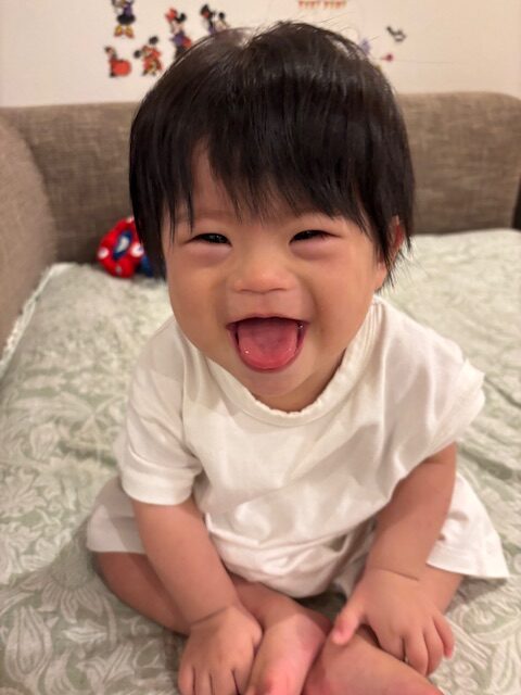 笑顔の娘